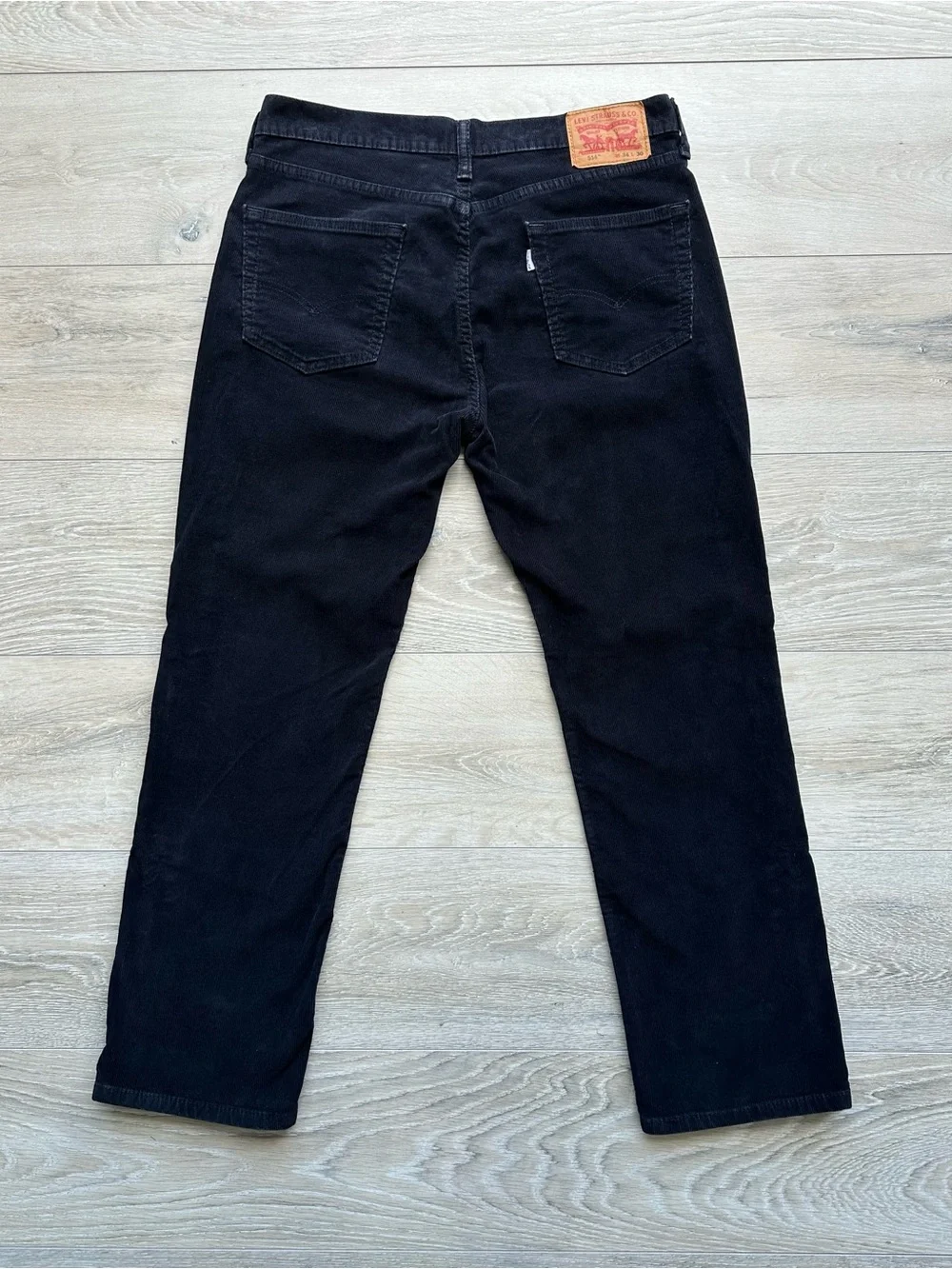 Levi’s 514 Black Corduroy Pants 34x30 Straight Fit Men’s Classic